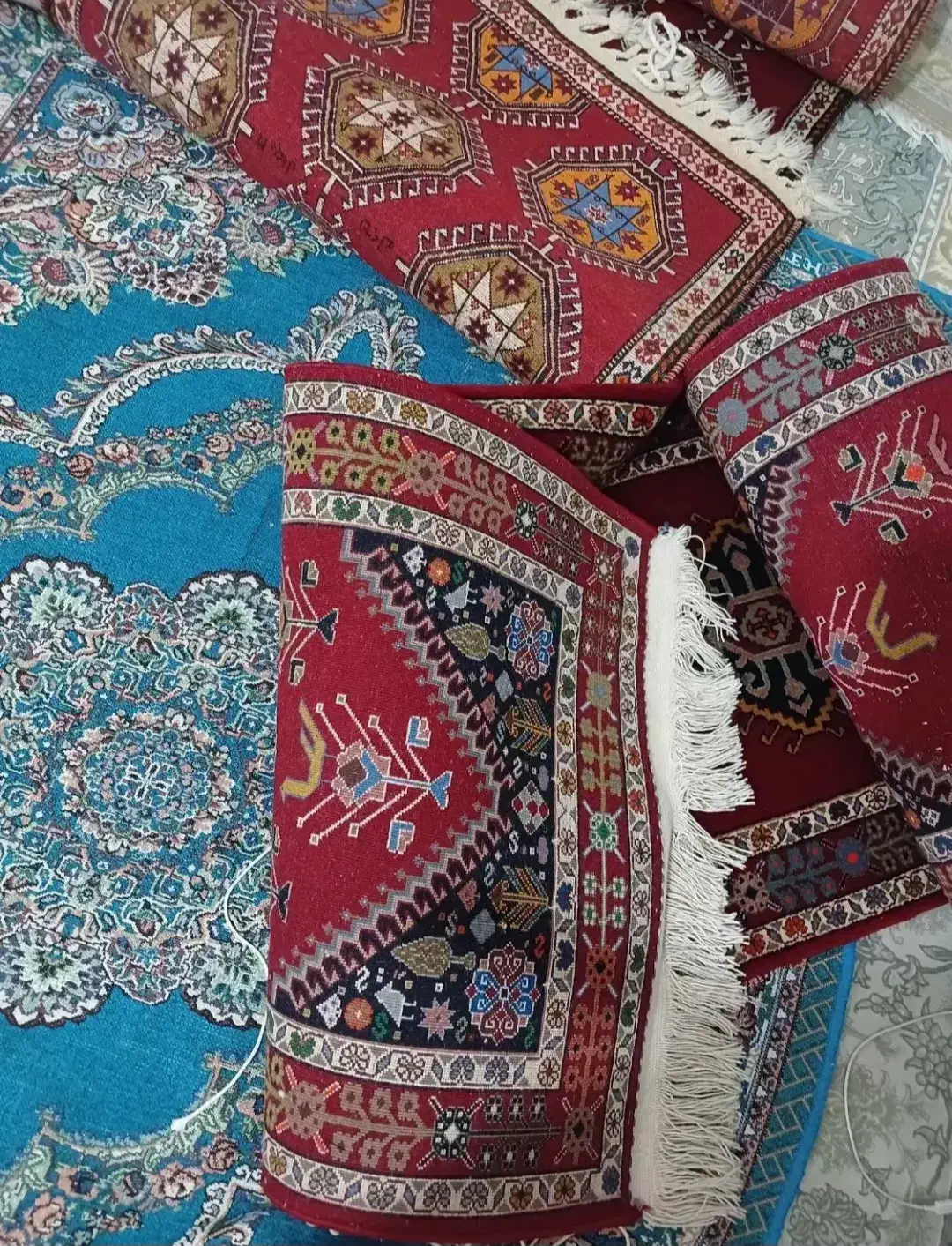 گبه اصیل قشقایی|گلیم، جاجیم، گبه|شیراز, ارم|دیوار