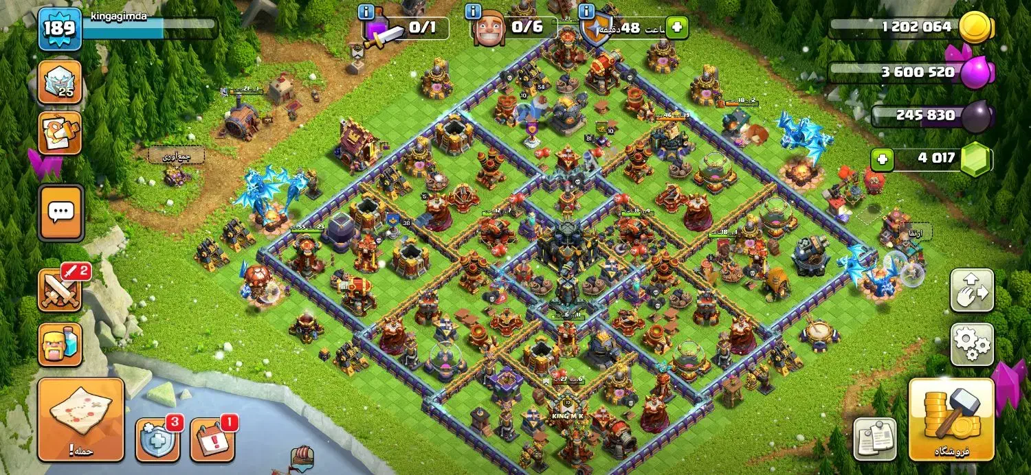 کلش آف کلنز تان 17|کنسول، بازی ویدئویی و آنلاین|تهران, شهرک رضویه|دیوار