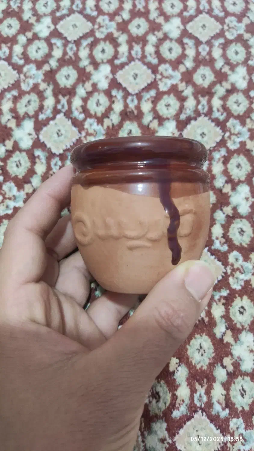 ظرف سفالی کوچک|صنایع دستی و سایر لوازم تزئینی|پاکدشت, پاکدشت (مامازند)|دیوار