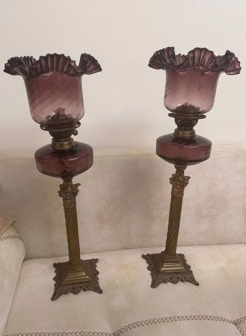 چراغ نفتی آنتیک|کلکسیون اشیاء عتیقه|کیش, |دیوار