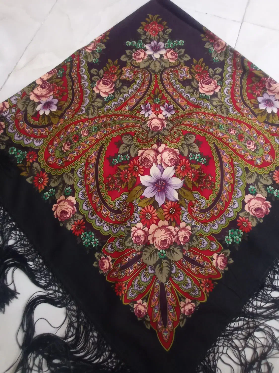 روسری و چارقدهای پشم وارداتی|لباس|مهاباد (آذربایجان غربی), |دیوار