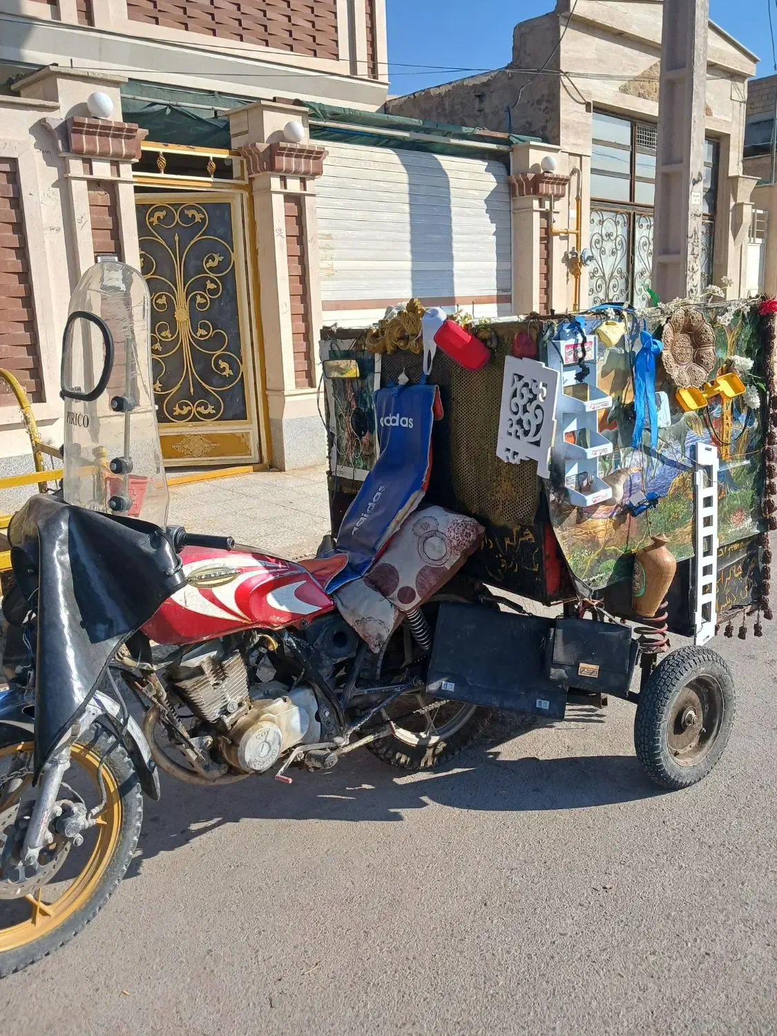 فروش فوری یکدستگاه موتور سه چرخ|موتورسیکلت|گرمسار, |دیوار