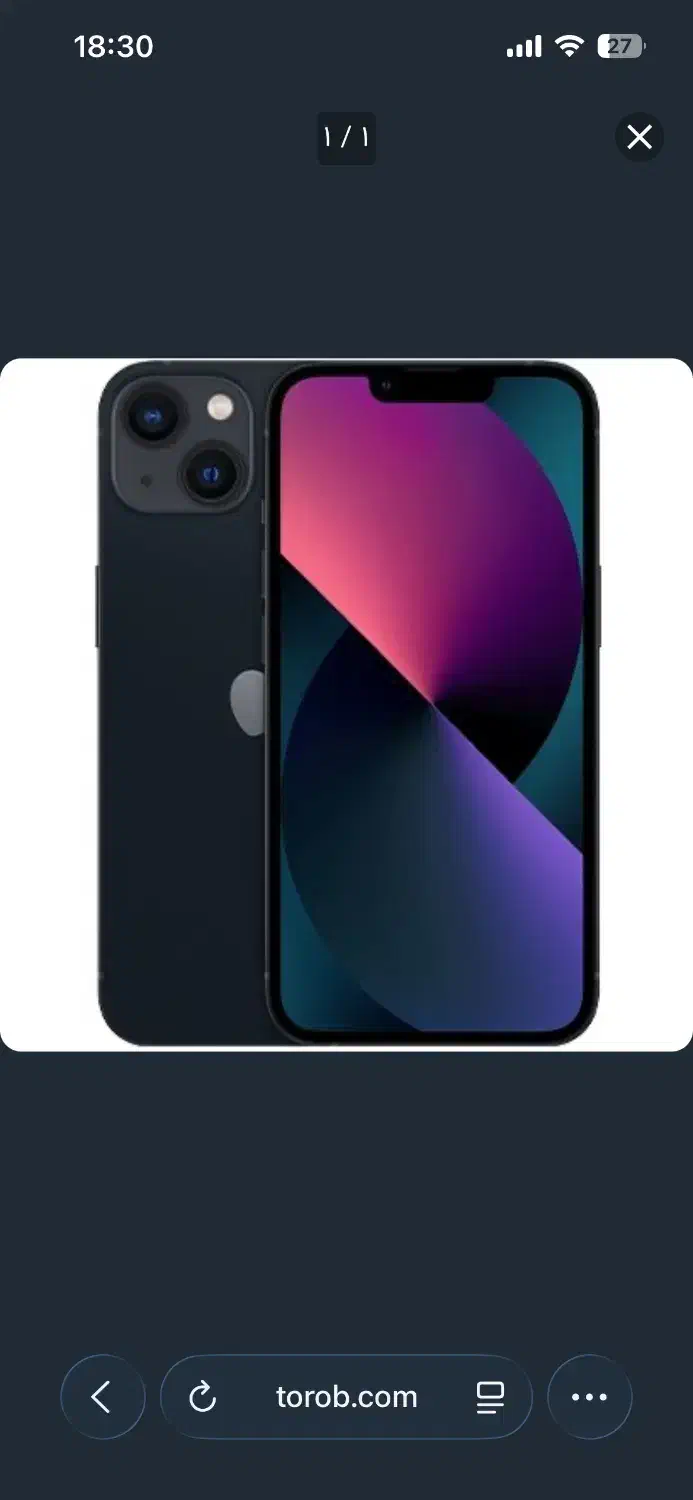 iphone 13  normal ایفون ۱۳ نرمال|موبایل|کرج, فاز ۳ گوهردشت|دیوار