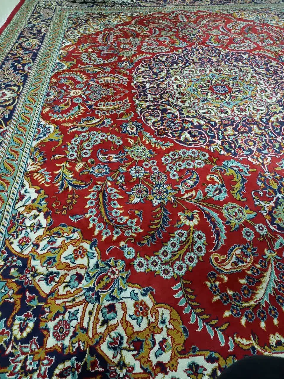 سه تخته فرش یک گل|فرش|شاندیز, |دیوار