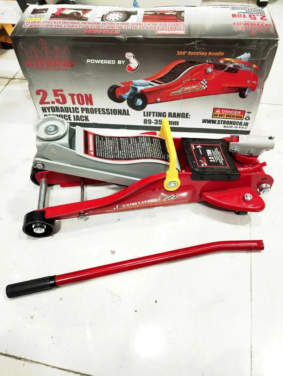 جک سوسماری 2.5 تن استرانگ جک روغنی دریل فرز|ماشین‌آلات صنعتی|شیراز, نصر|دیوار