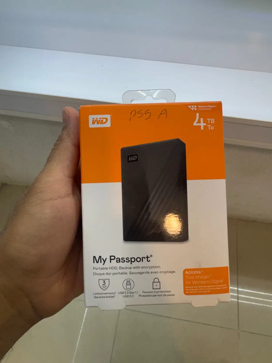 هارد اکسترنال وسترن wd my passport|قطعات و لوازم جانبی رایانه|اهواز, ۲۴ متری|دیوار