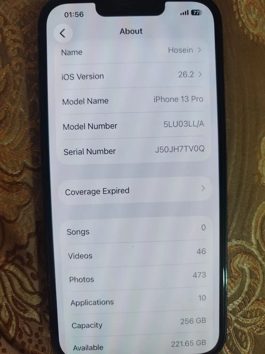 آیفون ۱۳ پرو|موبایل|سبزوار, شرق کال میانی|دیوار