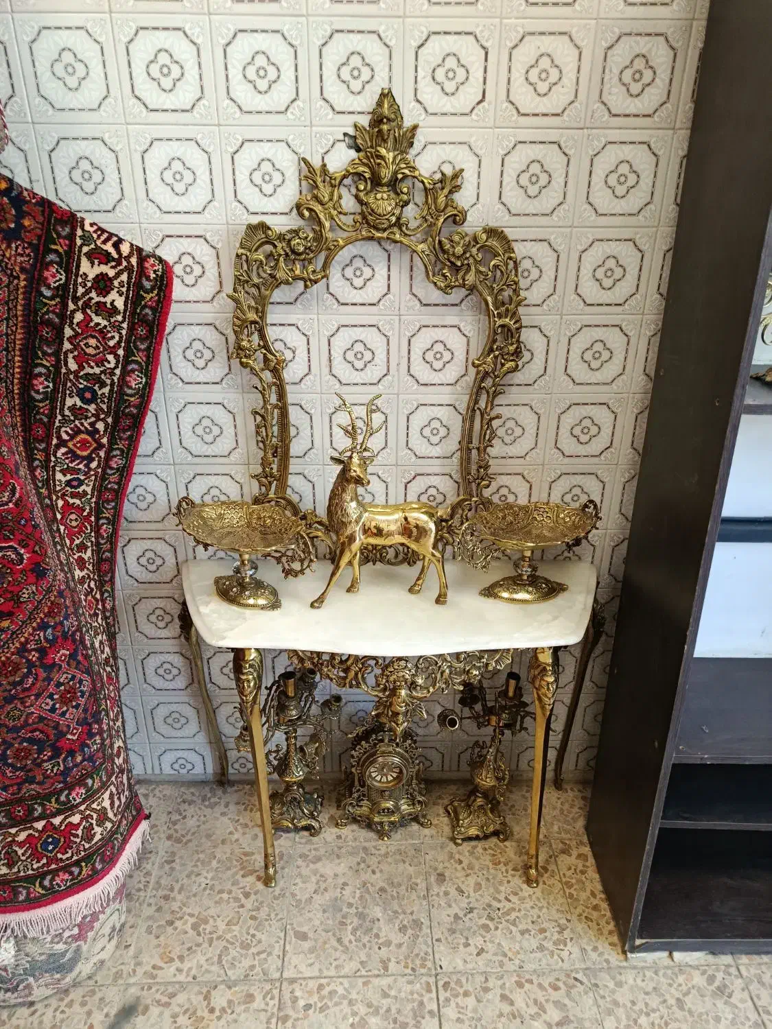 آینه و کنسول برنز مجسمه برنز قزان مس|صنایع دستی و سایر لوازم تزئینی|کرمانشاه, |دیوار