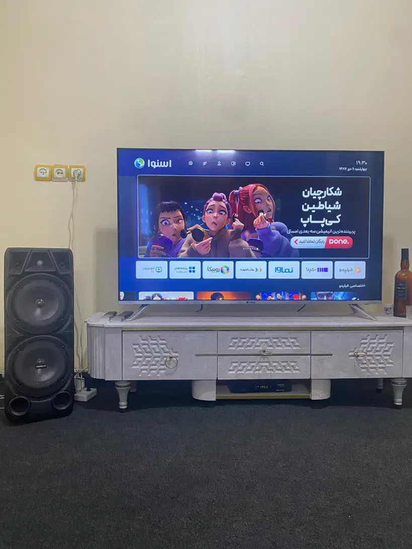 تلویزیون ال ای دی اسنوا هوشمند ۵۵|تلویزیون و پروژکتور|بوشهر, |دیوار