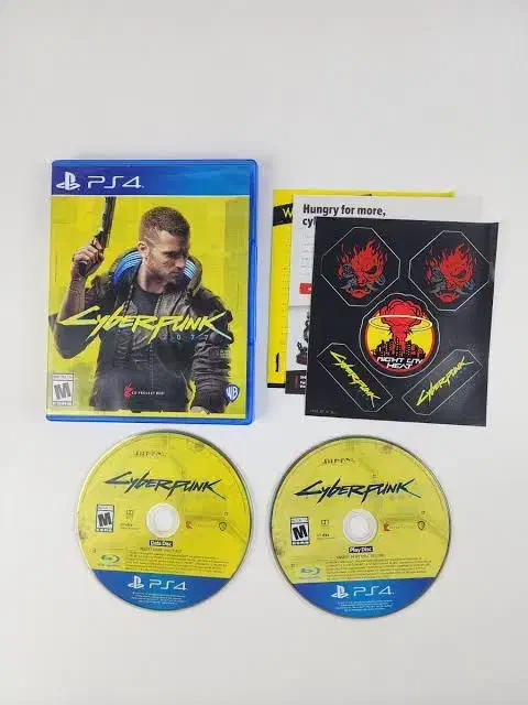 سایبرپانک دیسک ps4|کنسول، بازی ویدئویی و آنلاین|رشت, رودبارتان|دیوار