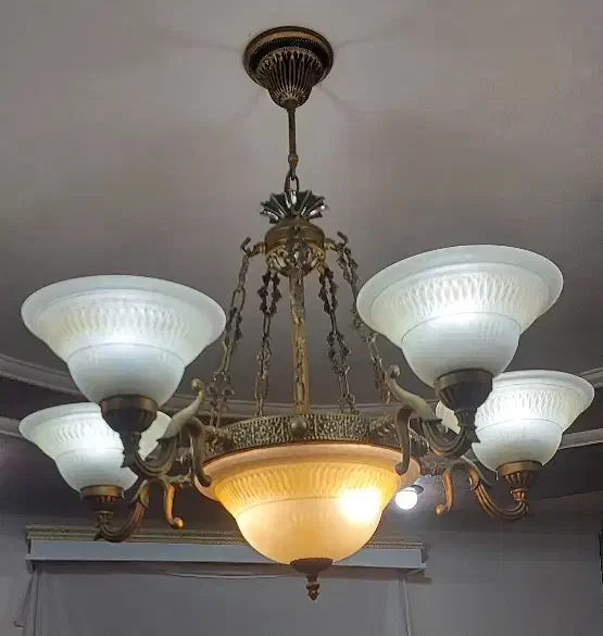 لوستر ۶ شاخه|لوستر و چراغ آویز|گرگان, |دیوار