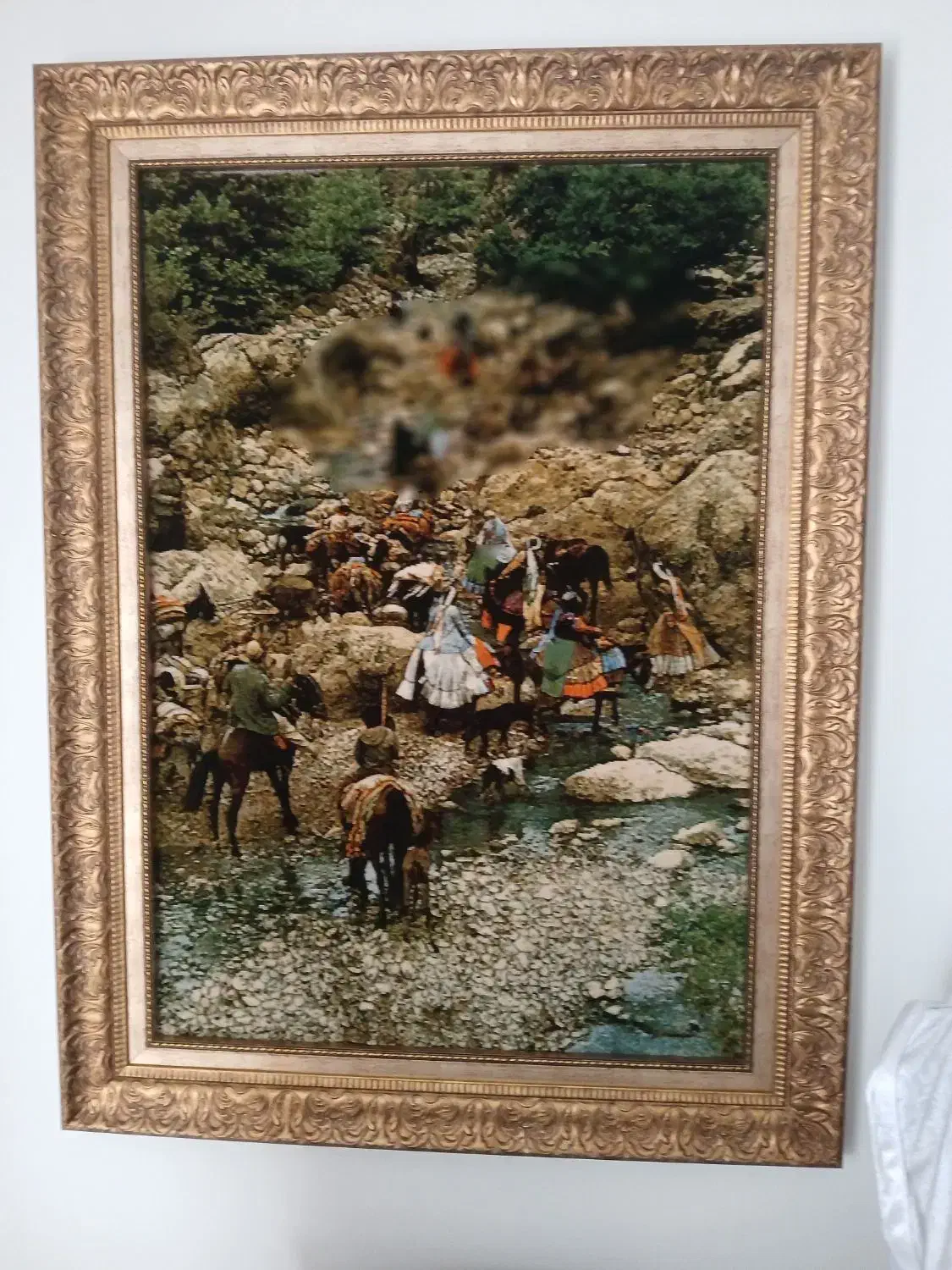 تابلو فرش کوچ عشایر بافت تبریز|تابلو فرش|تهران, سوهانک|دیوار