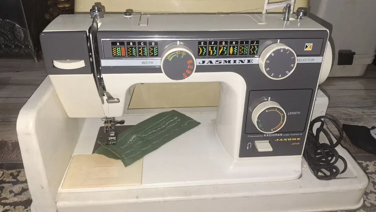 چرخ خیاطی مدل ۳۹۳ژانوامه درحدنو|چرخ خیاطی و ریسندگی|سراوان, |دیوار