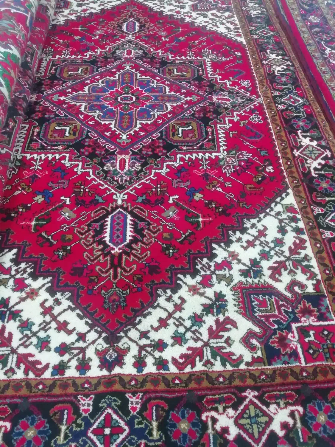 فرش هریس. مهربان. شربیان با اقساط 24|فرش|خسروشاه, |دیوار