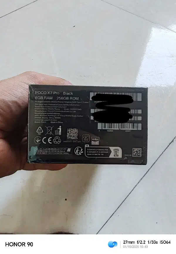 شیائومی poco x7 pro 256/8ایکس 7 پرو کف بازار اکبند|موبایل|تهران, خاوران|دیوار