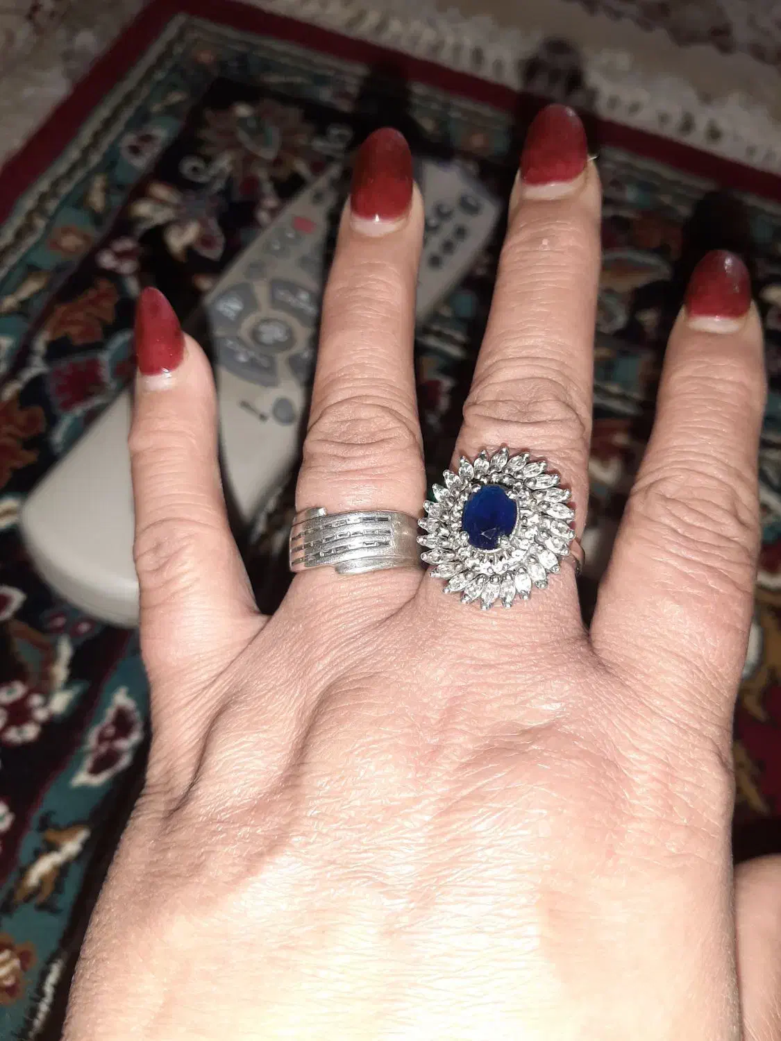 دوتاانگشترنقره|جواهرات|کرمانشاه, |دیوار