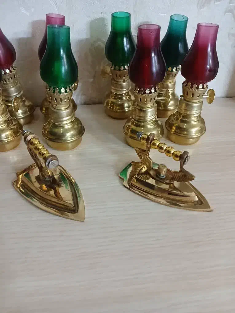 برنجی برنزی کلکسیون ظروف آشپزخانه مجسمه|صنایع دستی و سایر لوازم تزئینی|تهران, افسریه جنوبی|دیوار