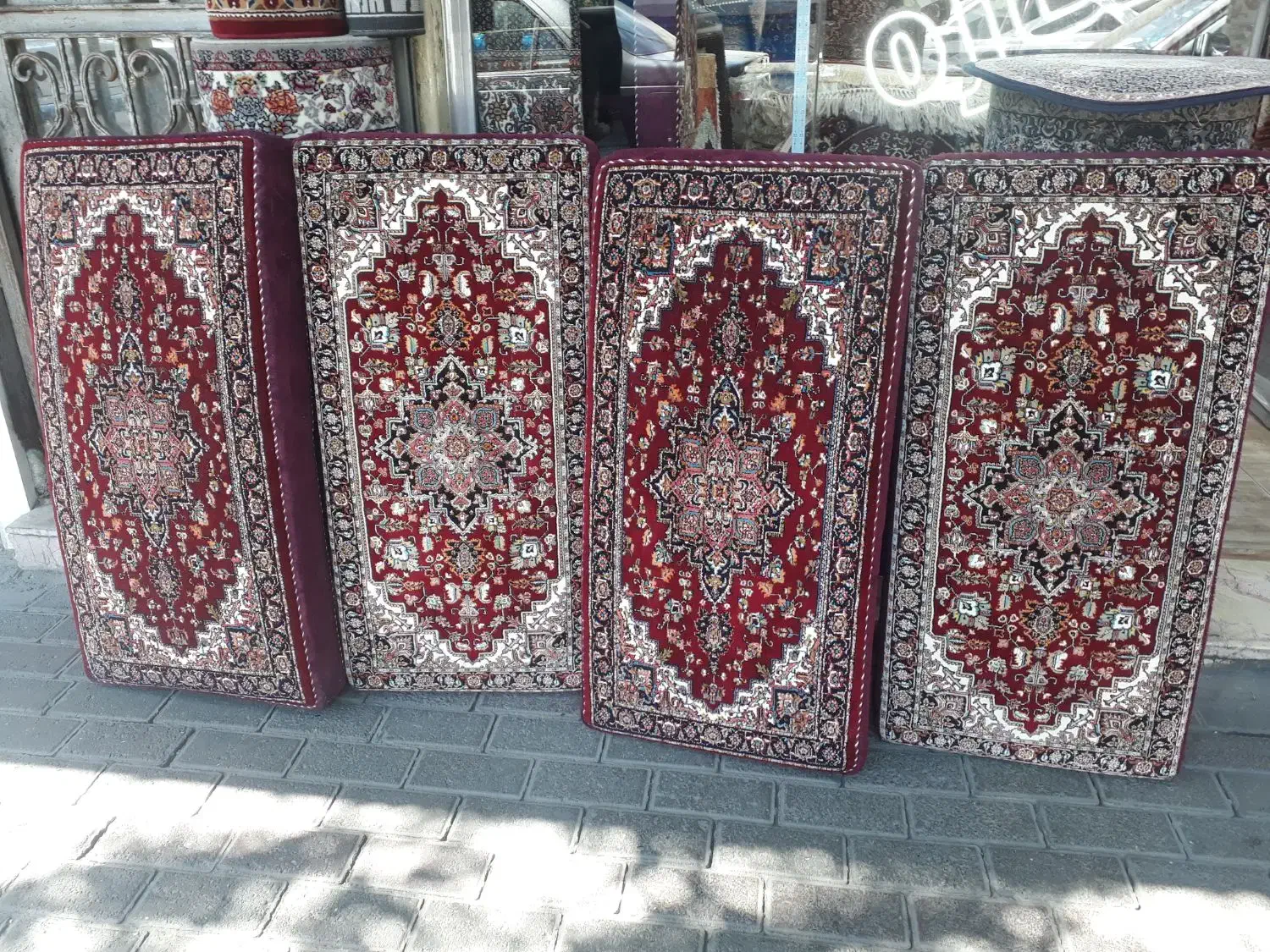 فرش هریس پشتی هریس ابردار اعلا سفارشی|فرش|تبریز, |دیوار