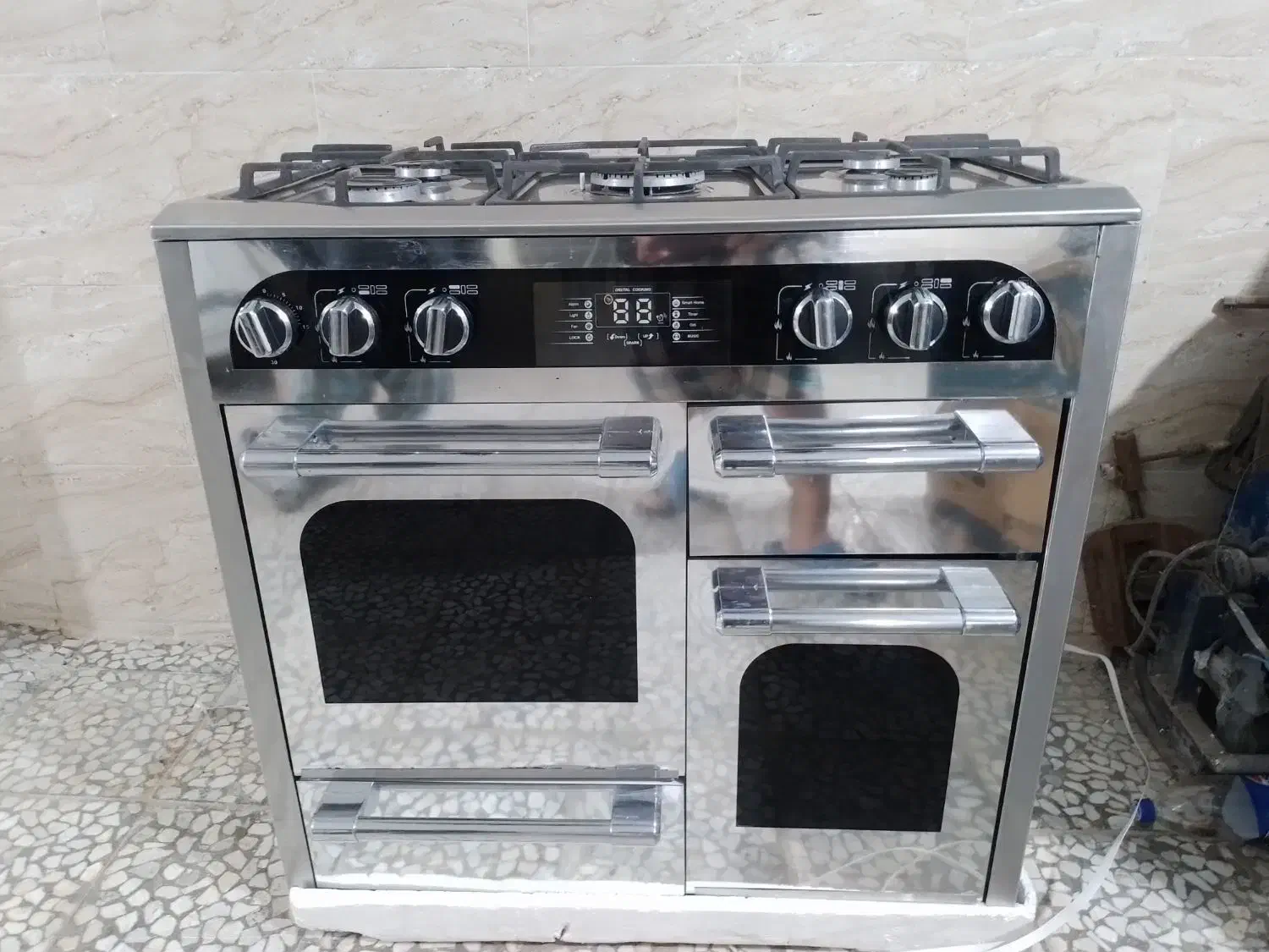 اجاق گاز ۵ شعله|اجاق گاز و لوازم برقی پختوپز|شیرگاه, |دیوار