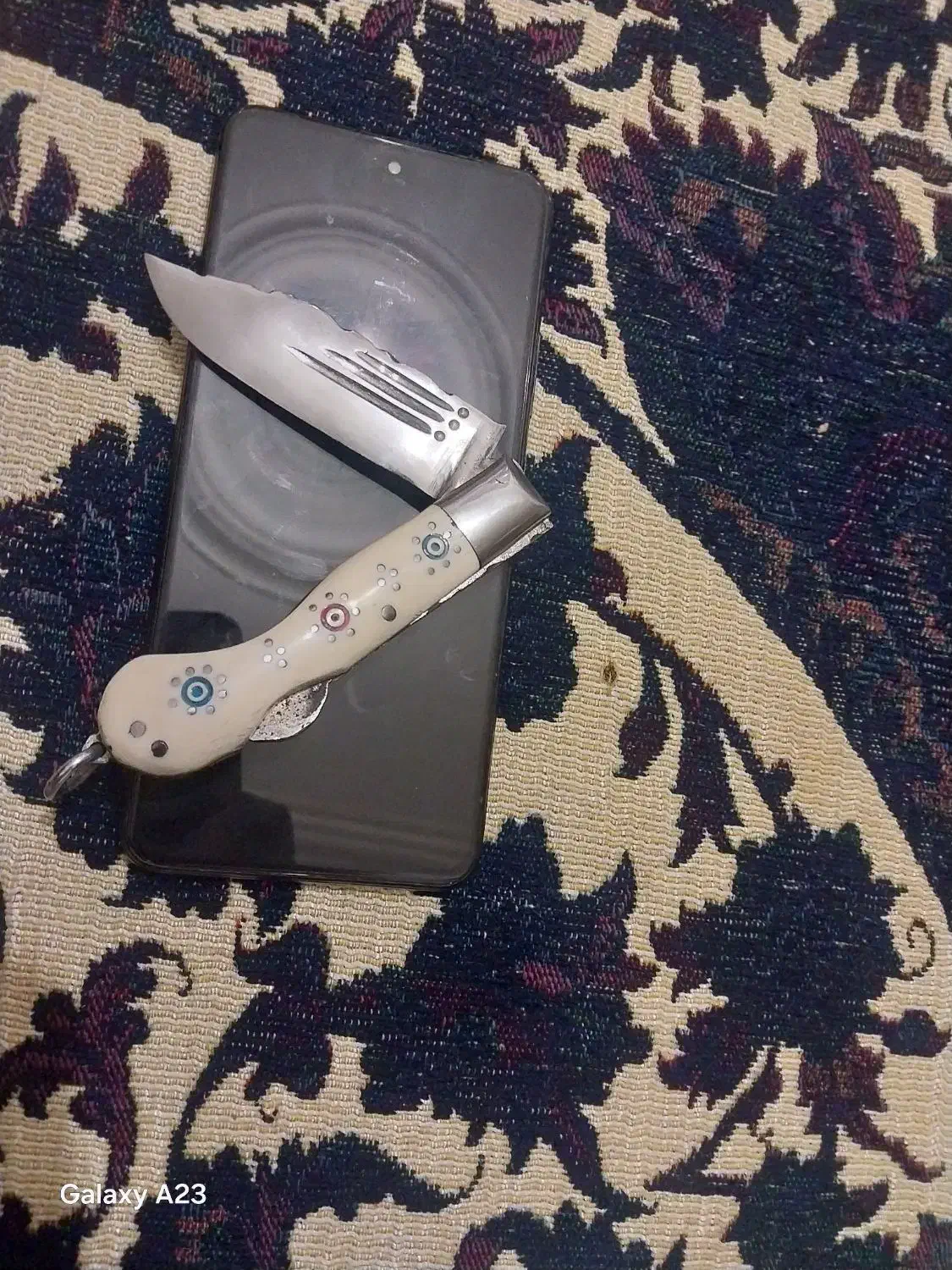 چاقوی طرح بابا|کلکسیون اشیاء عتیقه|خرمدره, |دیوار