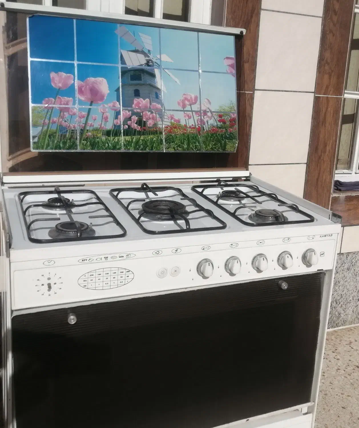 فروش گاز ۵ شعله سالم|اجاق گاز و لوازم برقی پختوپز|مرودشت, فیروزی|دیوار