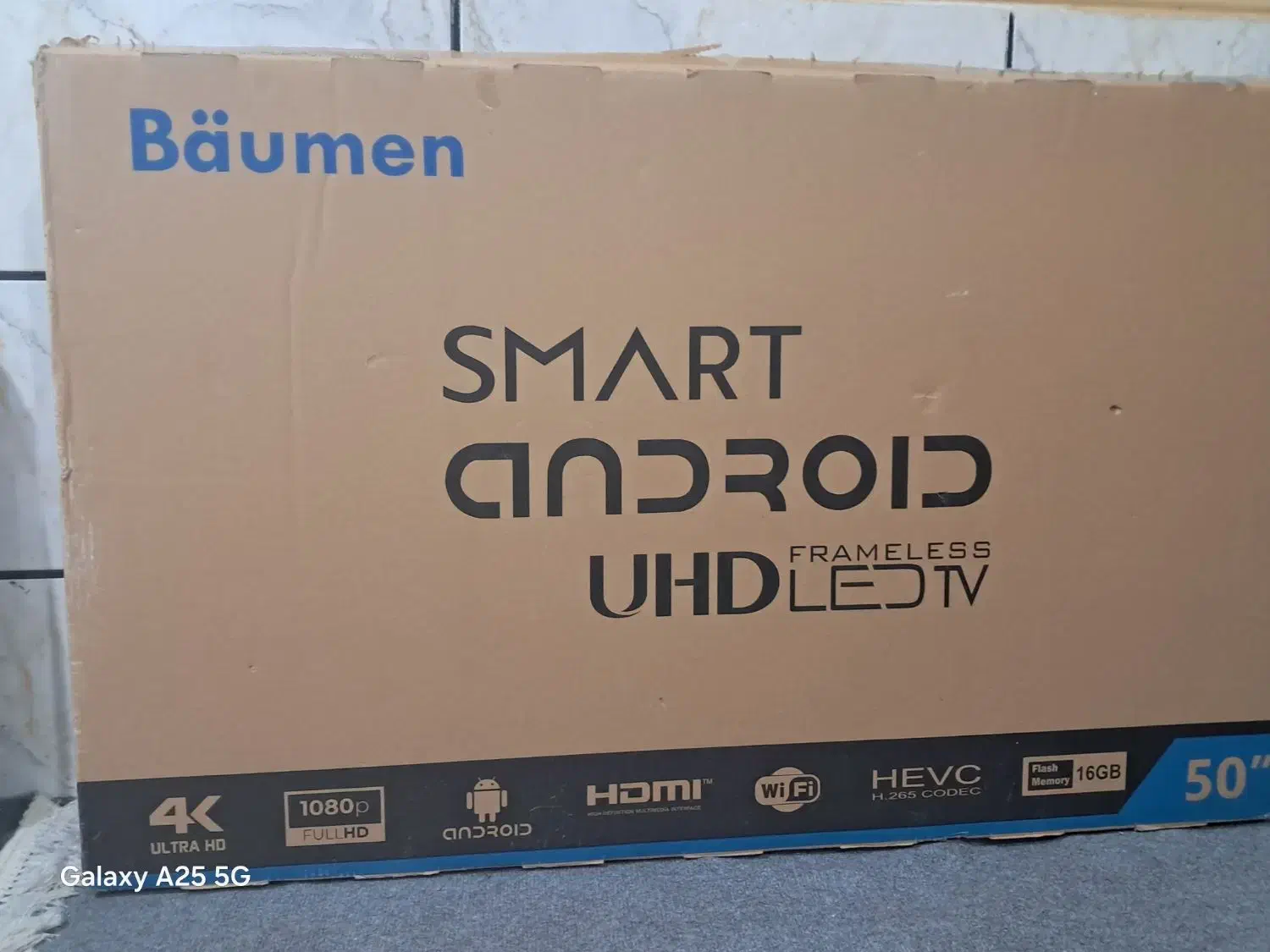 کارتون ۵۰ اینچ|تلویزیون و پروژکتور|رامهرمز, |دیوار