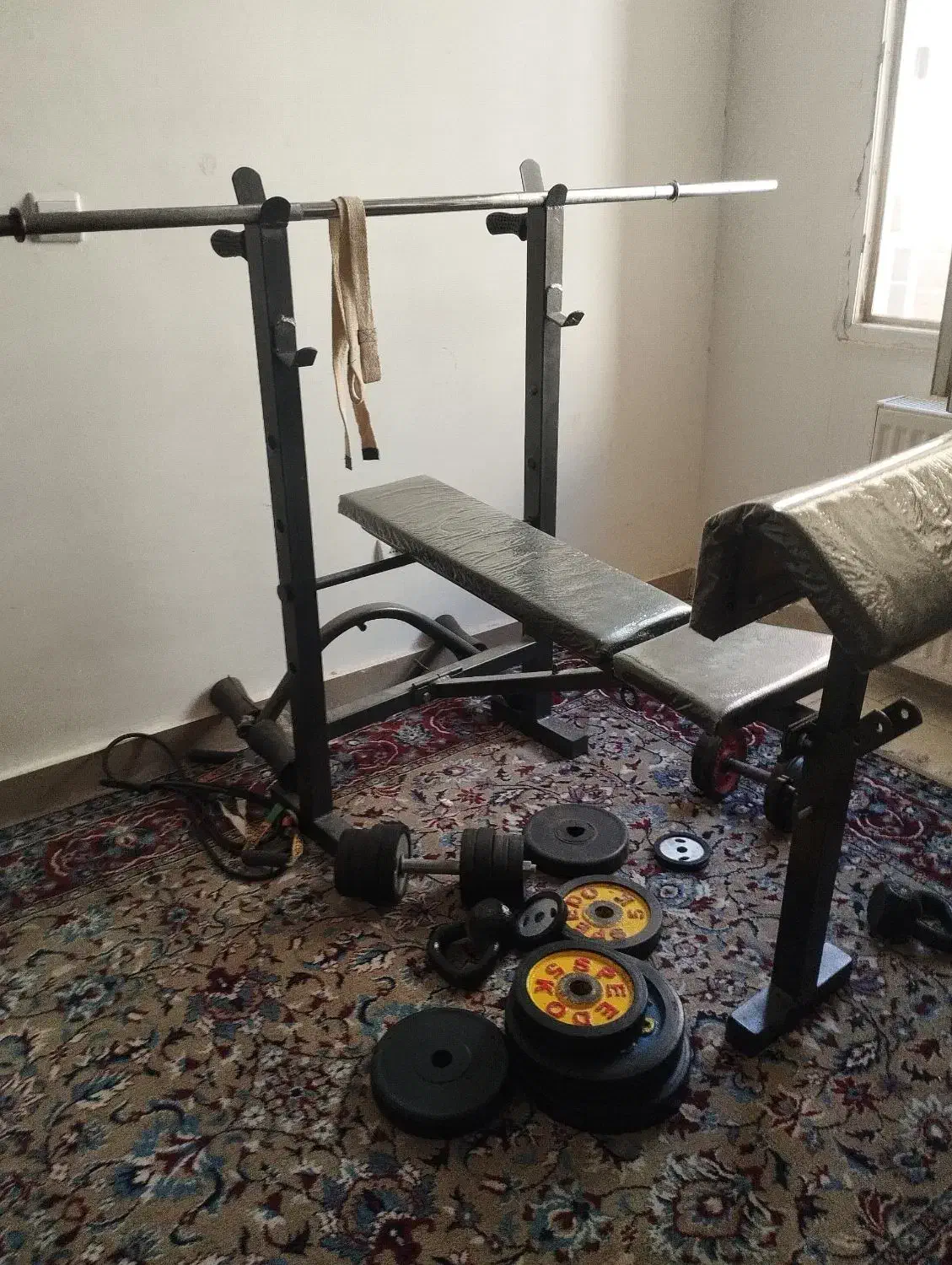 میز پرس با وزنه|تجهیزات ورزشی|پرند, فاز ۴|دیوار