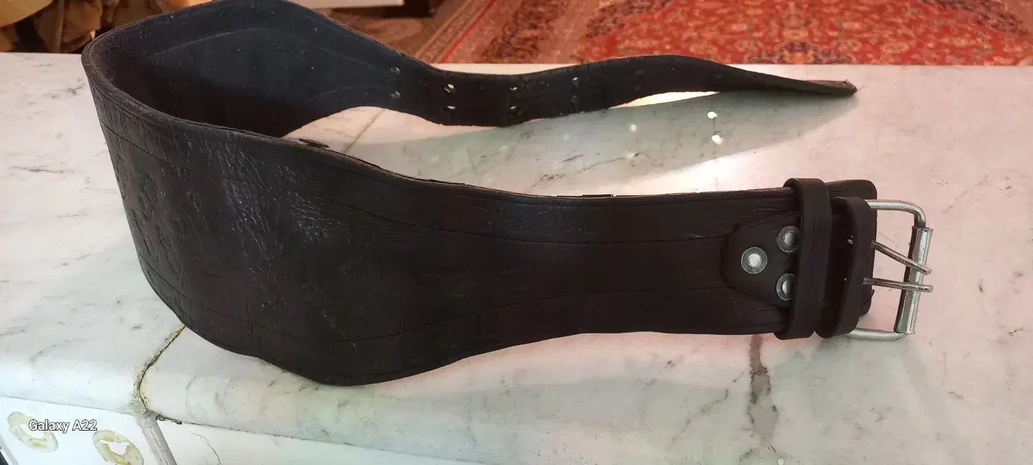 کمربند چرم بوفالو پاورلیفتینگ باشگاه رضوان شیروانی|تجهیزات ورزشی|کرمانشاه, |دیوار