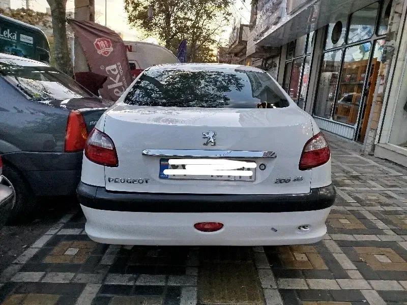 پژو206 sd v1 مدل 86 سفید موتور تیوفایو|خودرو سواری و وانت|تبریز, |دیوار