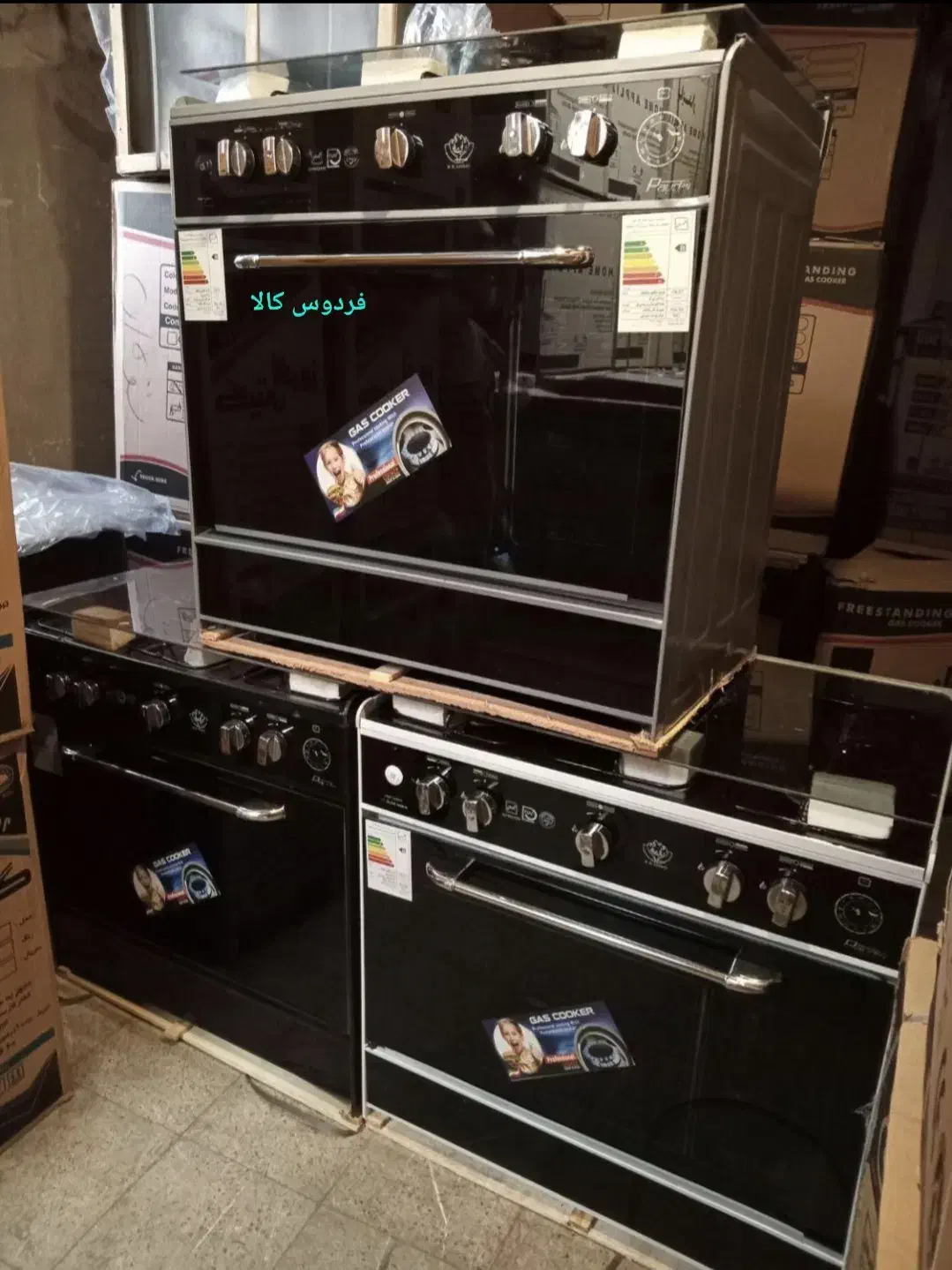 اجاق گاز طرح فر ۵شعله لعاب Gorganferdoskala|اجاق گاز و لوازم برقی پخت‌وپز|گرگان, |دیوار