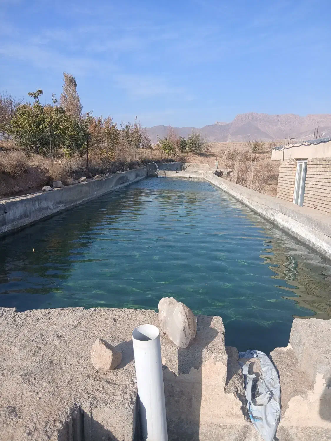 پروش ماهی استخر ماهی باغ ویلایی|فروش خانه و ویلا|ماهنشان, |دیوار