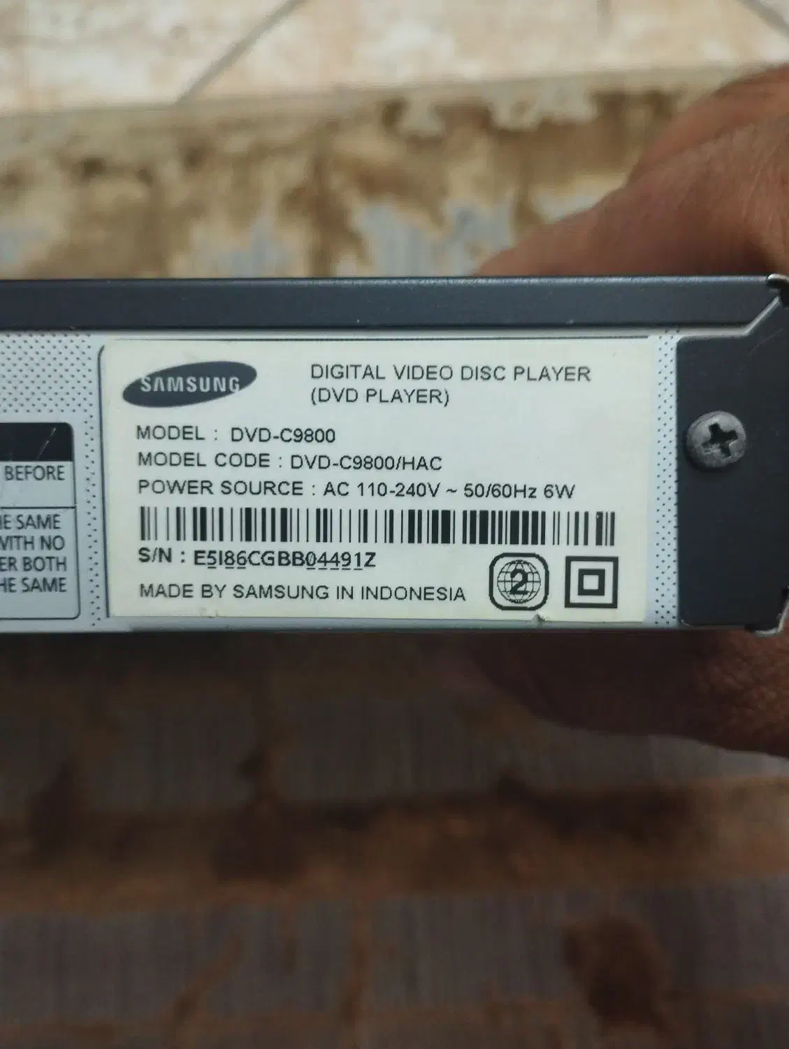 دستگاه دی وی دی سامسونگ|پخش‌کننده DVD و ویدیو|تهران, هرندی|دیوار