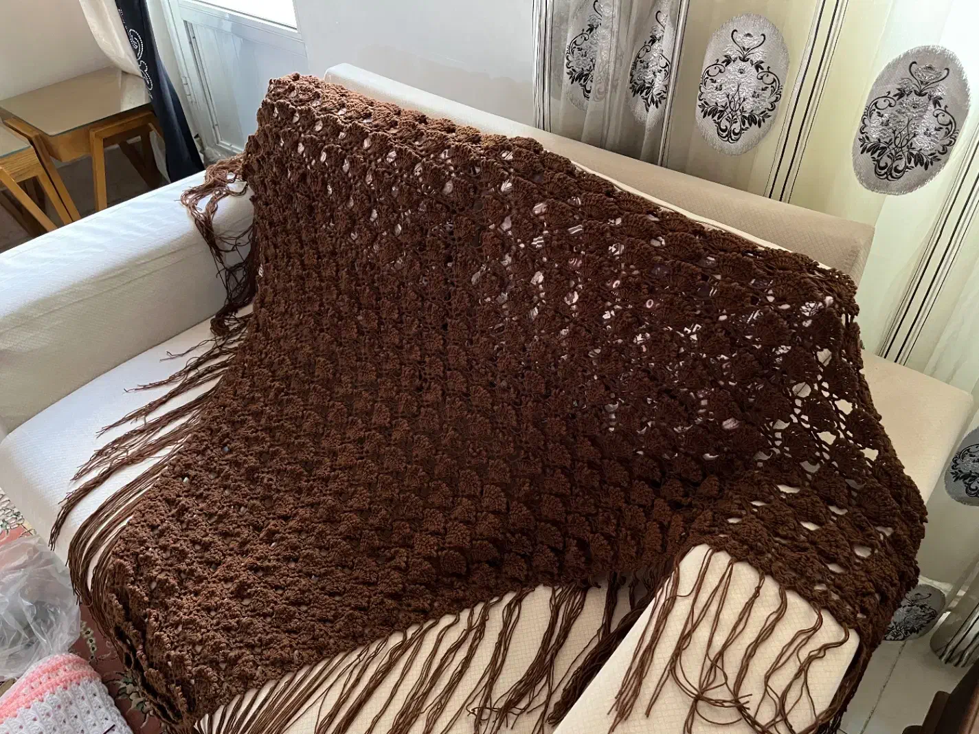 اشارپ بافته شده با نخ ترک|لباس|کرمانشاه, |دیوار