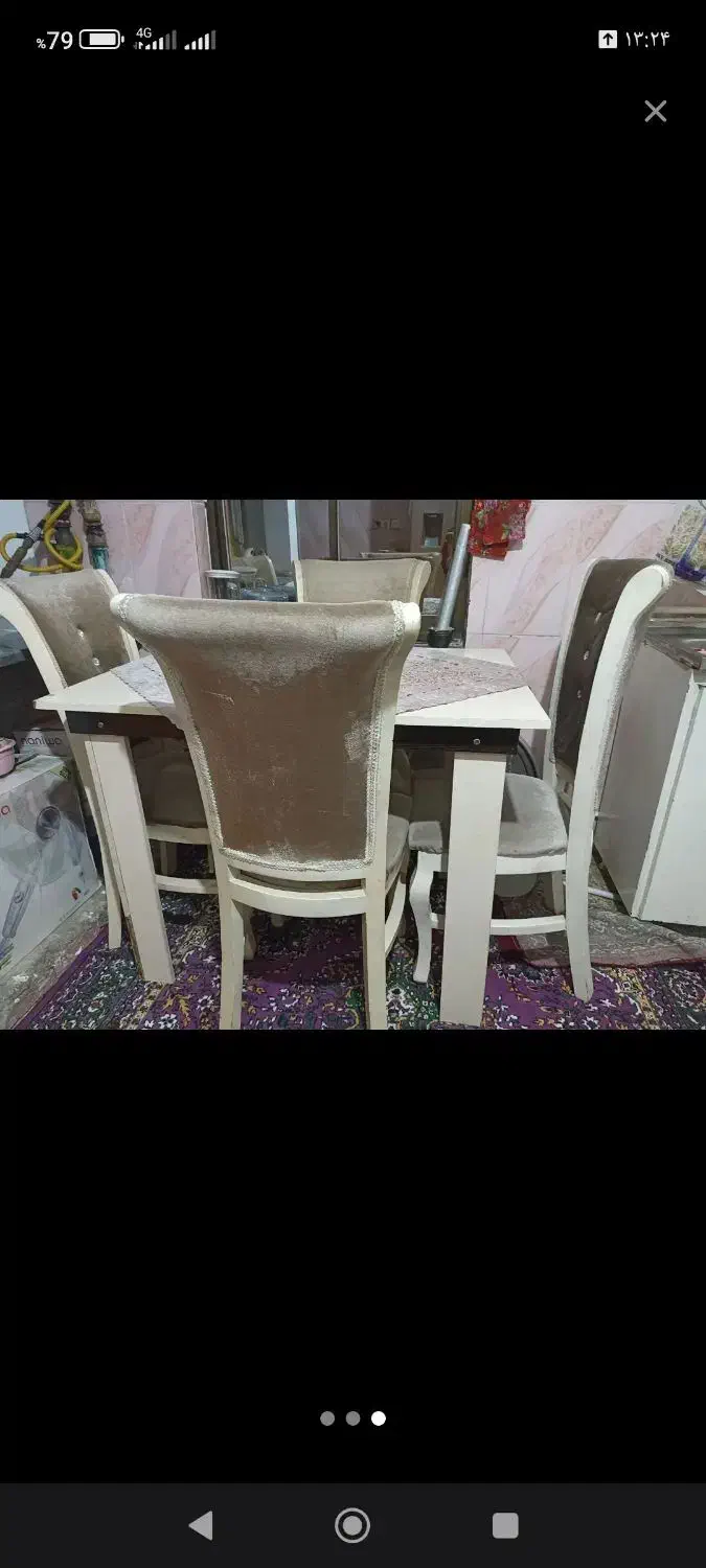 نهارخوری4نفره|میز و صندلی غذاخوری|مشگین شهر, |دیوار