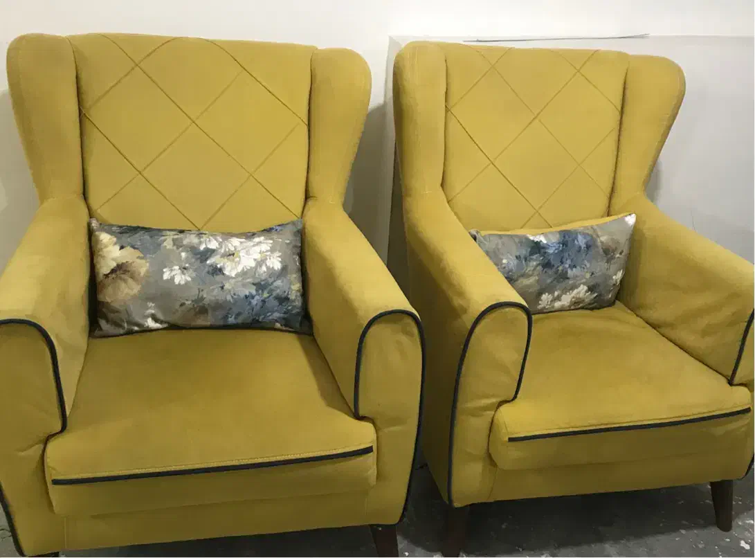 مبلمان نیم ست ۵ نفره|مبلمان خانگی و میز عسلی|کرمانشاه, |دیوار