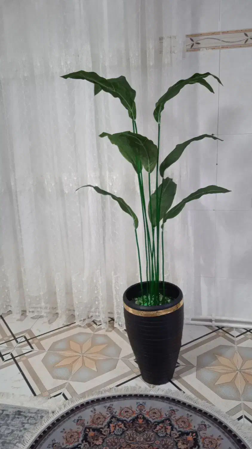 درختچه مصنوعی بزرگ|گل مصنوعی|خرمآباد, |دیوار