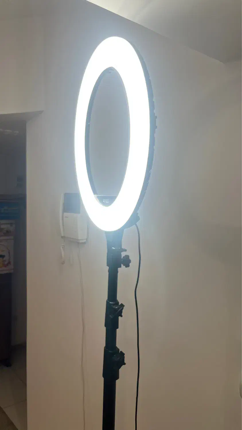 رینگ لایت و پایه|لامپ و چراغ|شیراز, قدوسی غربی|دیوار