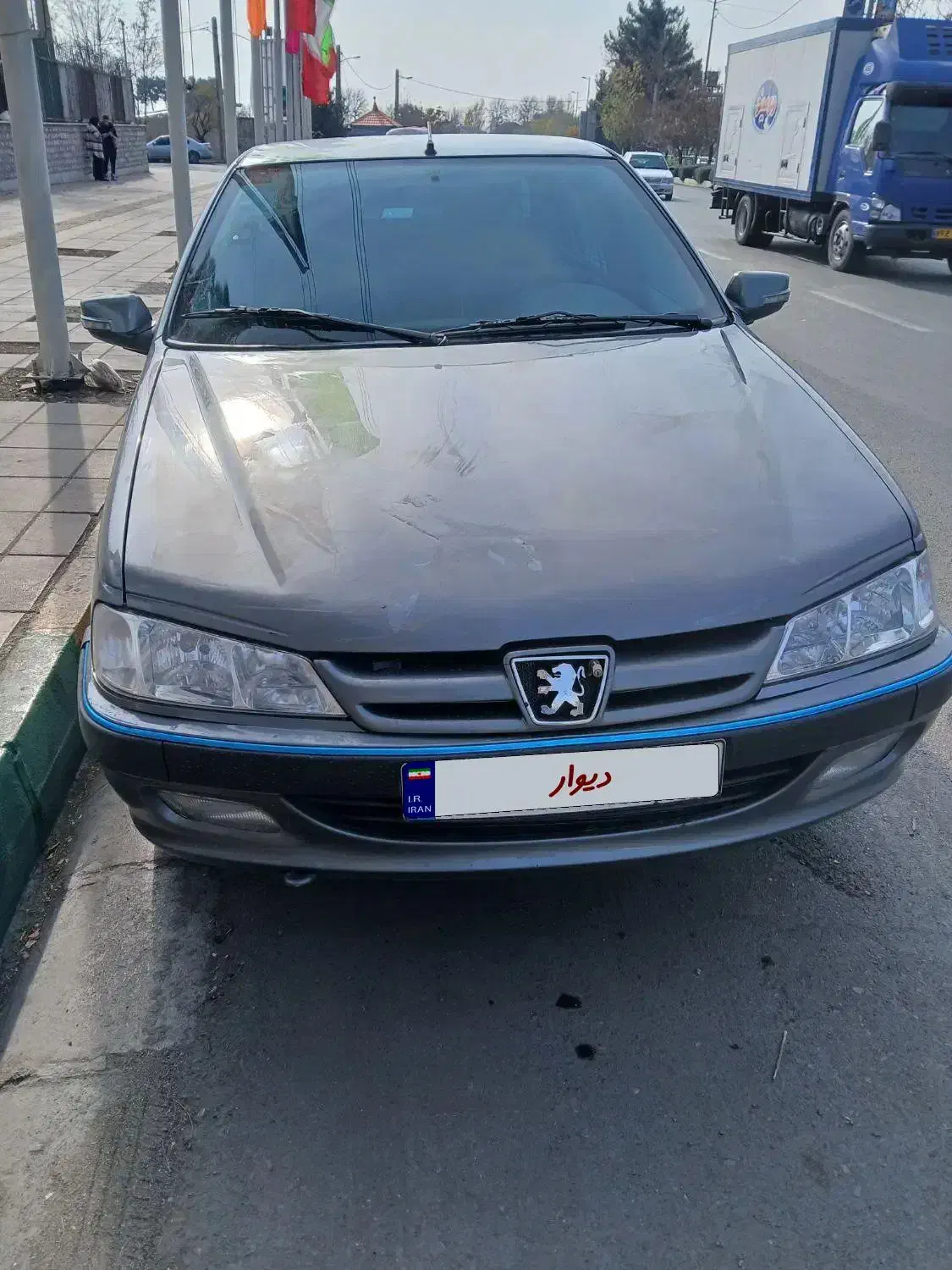 پارس سال ۹۵ خاکستری یه لکه رنگ|خودرو سواری و وانت|ماهدشت, |دیوار