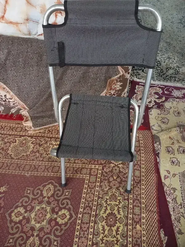 صندلی فلزی با پارچه عالی،قابل جمع شدن|صندلی و نیمکت|سبزوار, قلعه‌نو دهزار|دیوار
