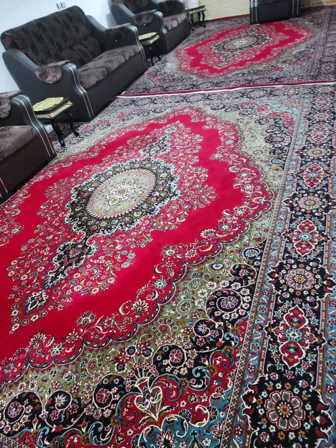 فرش طرح چیچک|فرش|شاهین دژ, |دیوار