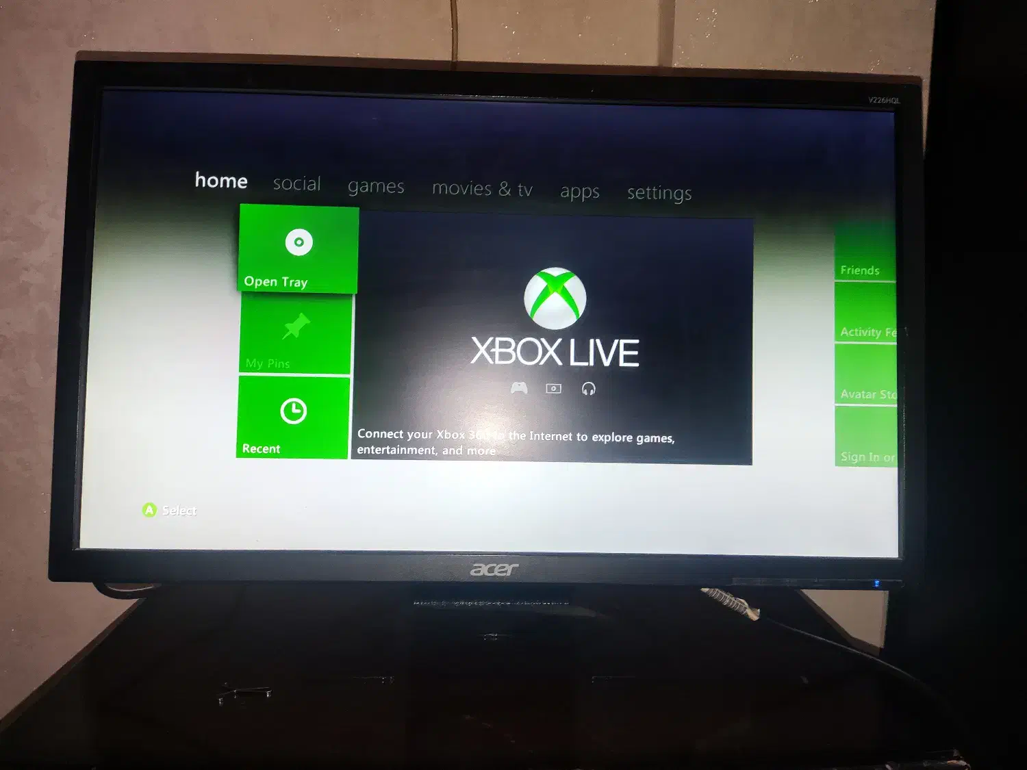 مانیتور ۲۲ اینچ acer|رایانه رومیزی|مشهد, حسابی جنوبی (شهرک غرب)|دیوار