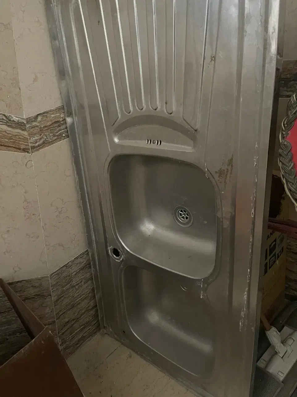 سینک ظرفشویی دو قلو‌سالم و تمیز|مصالح و تجهیزات ساختمان|قم, شهرک قدس|دیوار