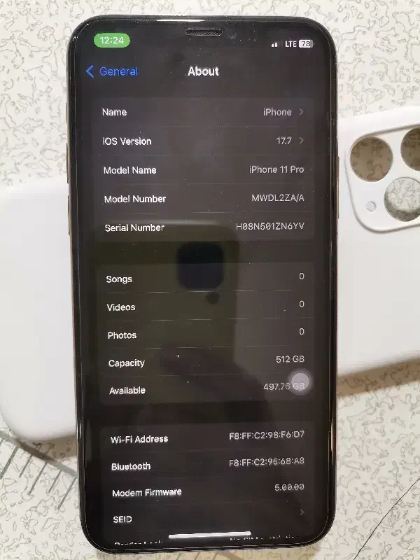 iphone 11 pro zaa 512|موبایل|نجفآباد, جلال آباد|دیوار