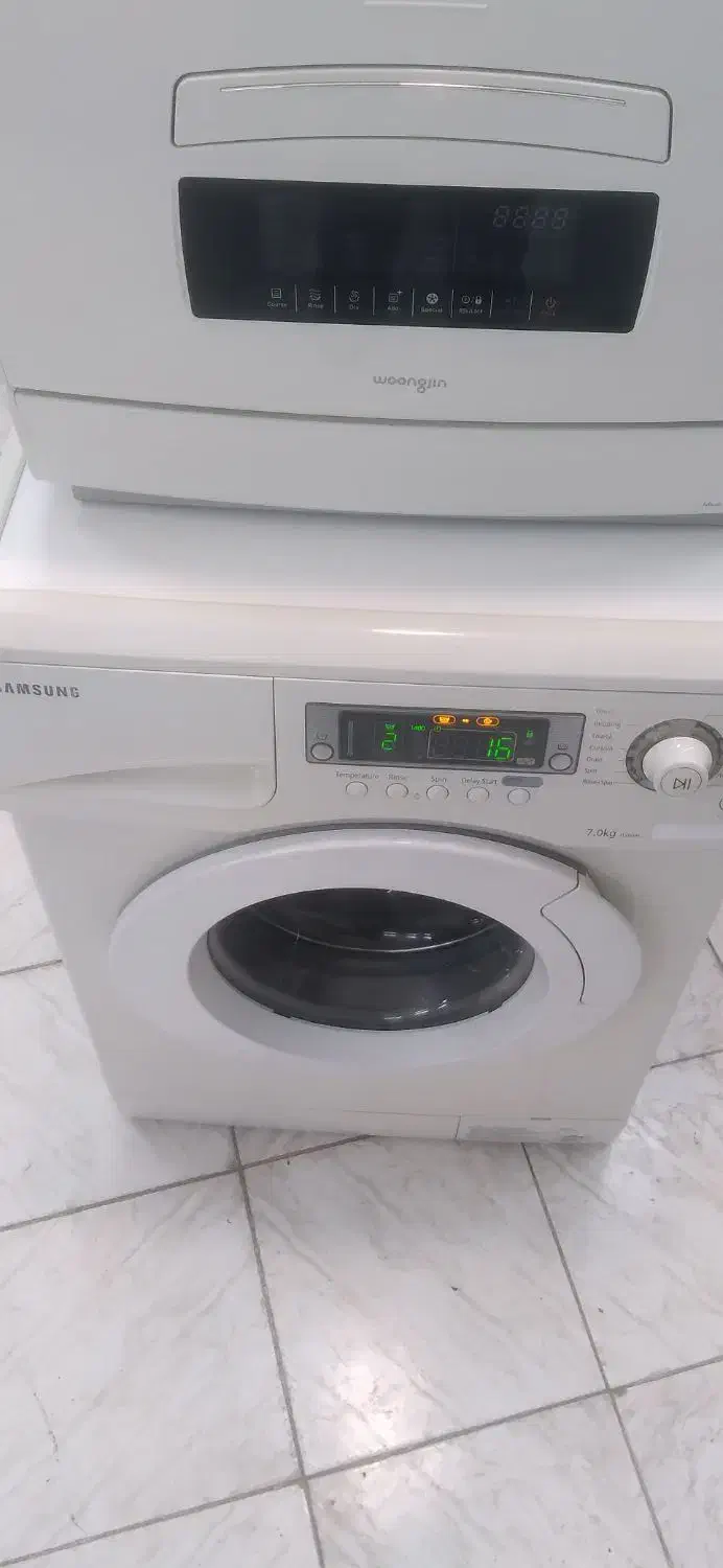 سامسونگ ۷ کیلویی کره اصل|ماشین لباسشویی و خشک‌کن لباس|قم, هفت تیر|دیوار