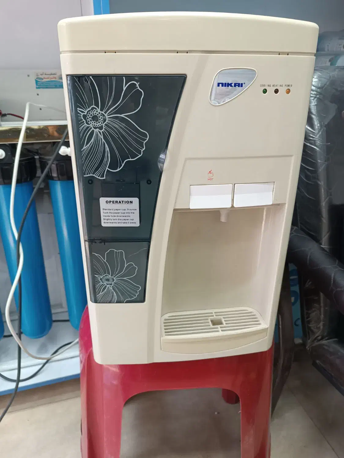 آب سردکن نیکایی اصلی|آب‌سردکن و تصفیه آب|شیراز, فخرآباد (دروازه کازرون)|دیوار