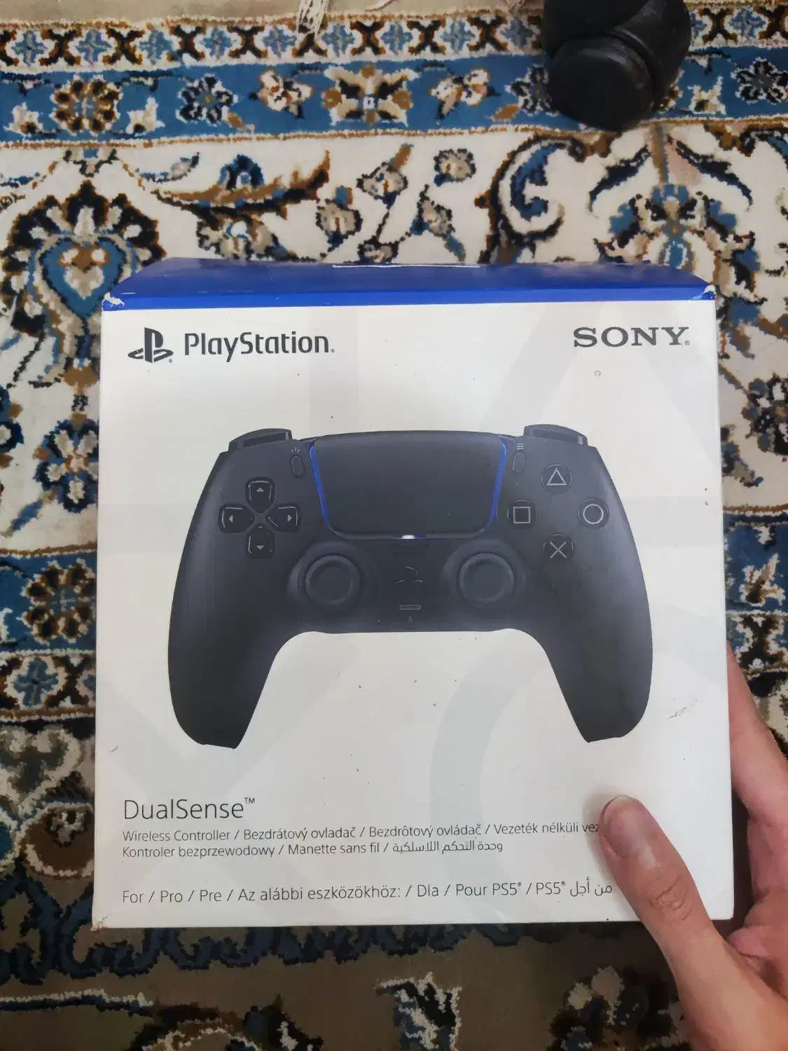 دسته ps5 دوال سنس مشکی|کنسول، بازی ویدئویی و آنلاین|تهران, افسریه شمالی|دیوار