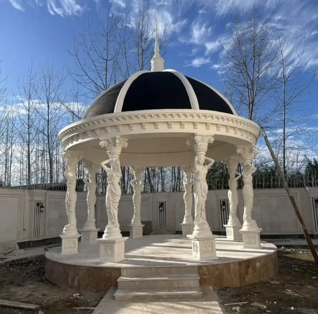 مجسمه گنبد فرشته الاچیق ستون فایبرگلس طاق|مصالح و تجهیزات ساختمان|ساری, |دیوار