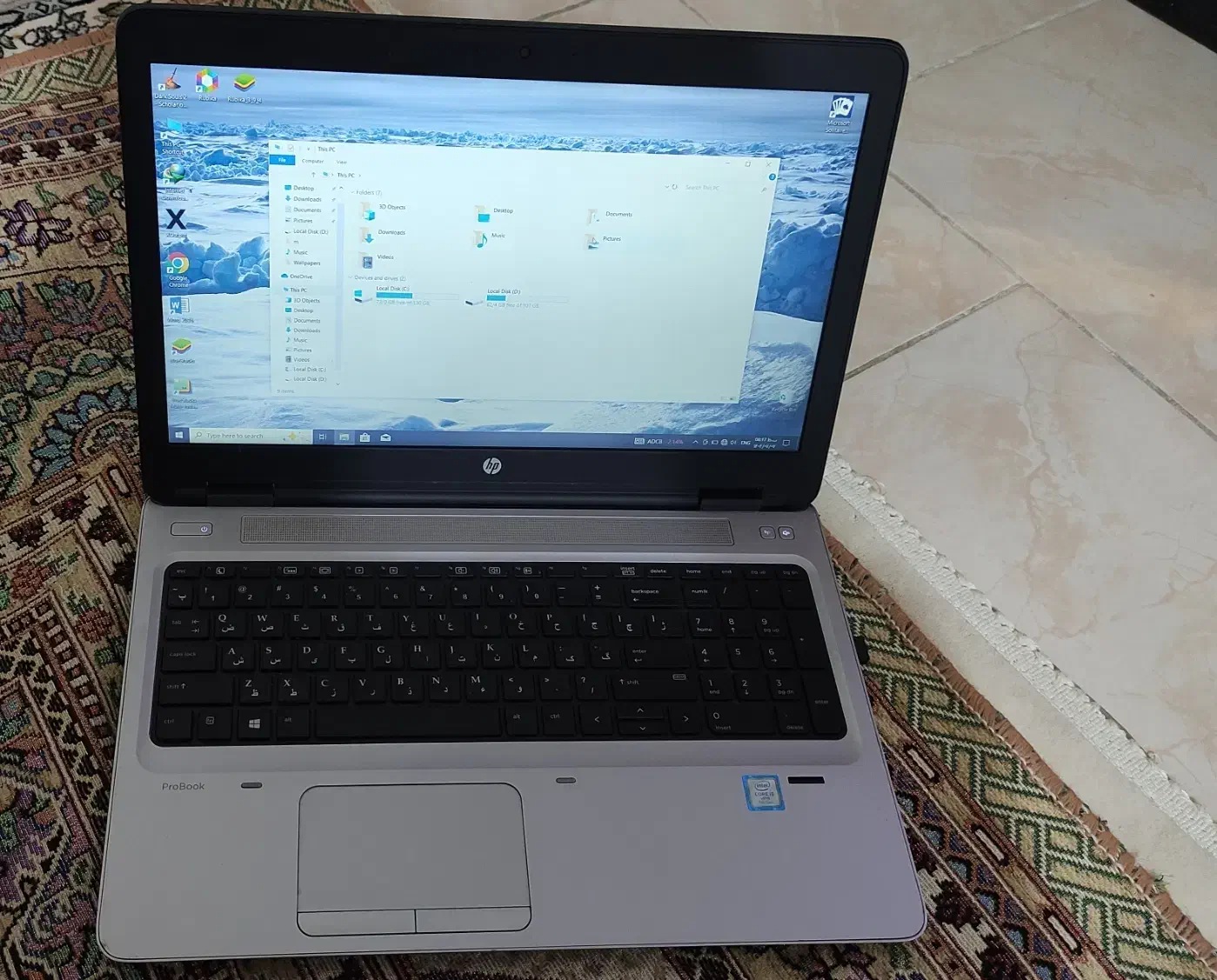 لپتاپ HP|رایانه همراه|کاشان, شهرک خاتم الانبیا (مسکن ملی کاشان)|دیوار
