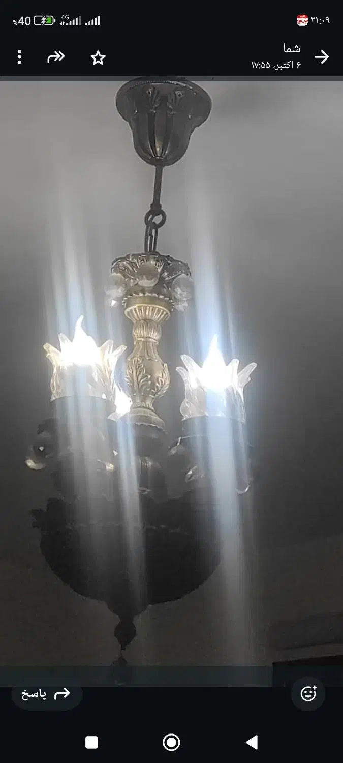 لوستر زیبا|لوستر و چراغ آویز|دورود, |دیوار