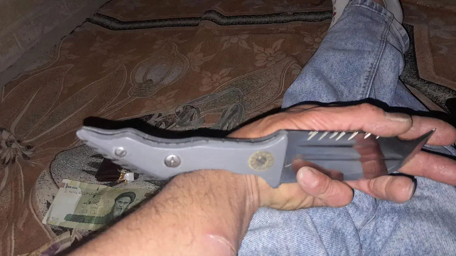 چاقوی کپوری دست ساز،|کلکسیون اشیاء عتیقه|فولادشهر, A2|دیوار